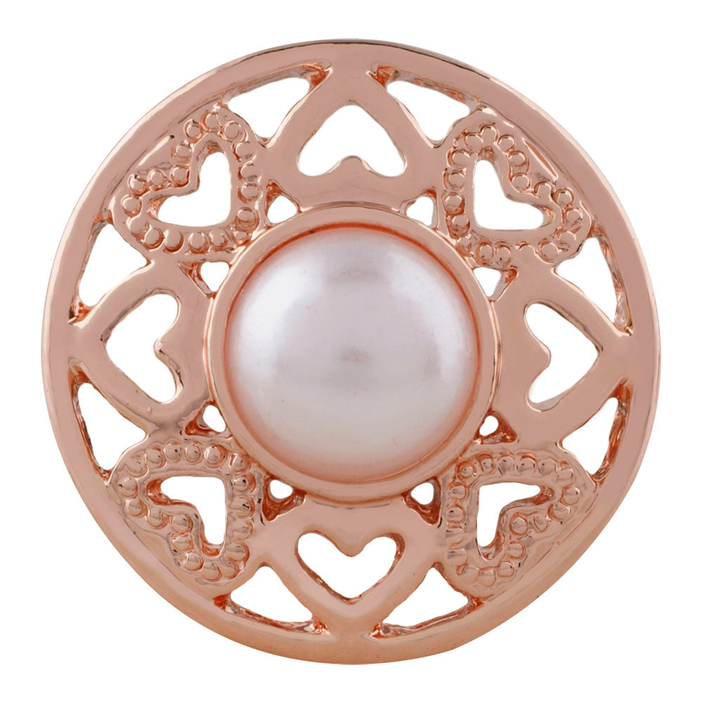 Love My Pearl Rose Gold Snap - Gracie Roze