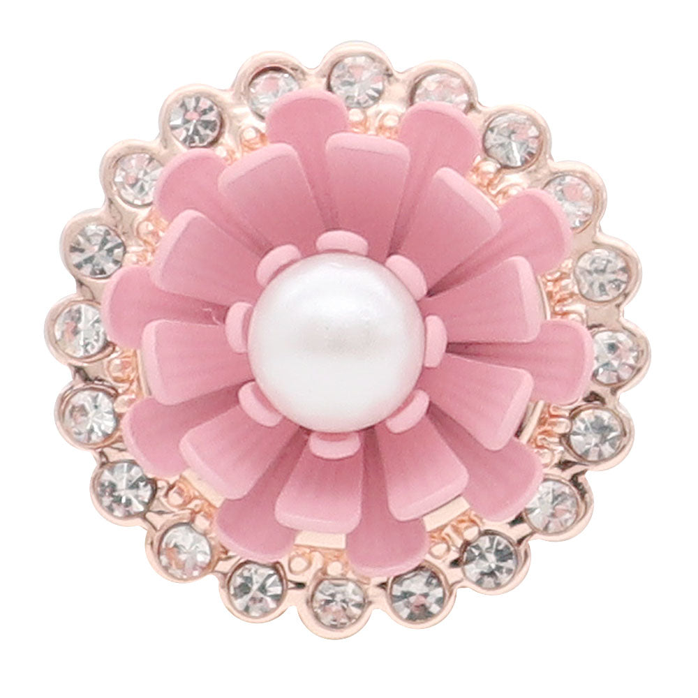 Pretty With Pink Rose Gold Snap - Gracie Roze