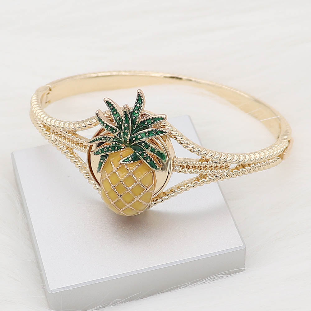 Pretty Pineapple Gold Snap - Gracie Roze
