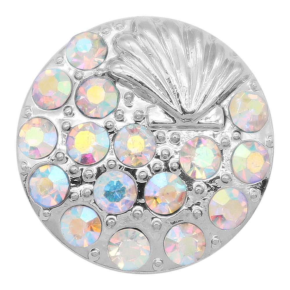 Iridescent Crystal Seashell Snap - Gracie Roze