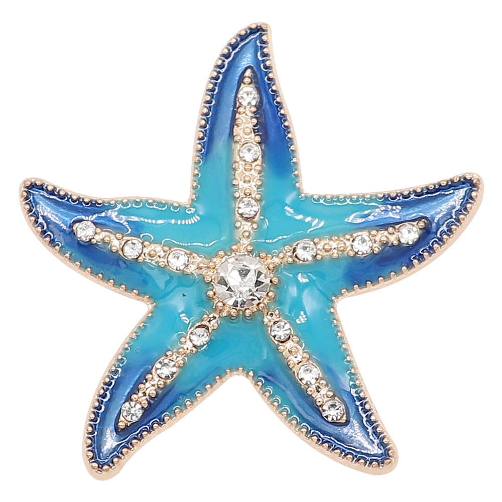Ocean Starfish Gold Snap - Gracie Roze