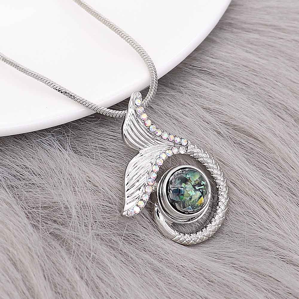 Crystal Mermaid Mini Necklace - Gracie Roze