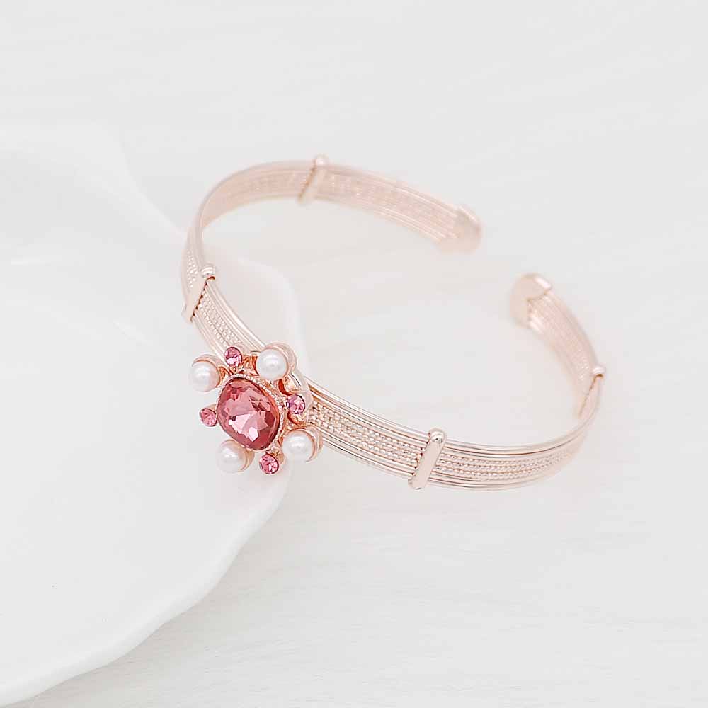 Rose Gold Pinky Pearl Mini Snap - Gracie Roze