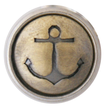 Bronze Anchor Mini Snap - Gracie Roze