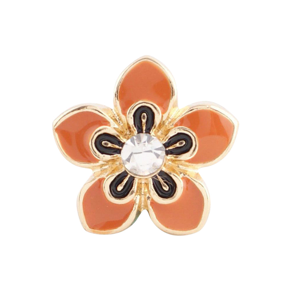 Aloha Orange Flower Mini Snap - Gracie Roze