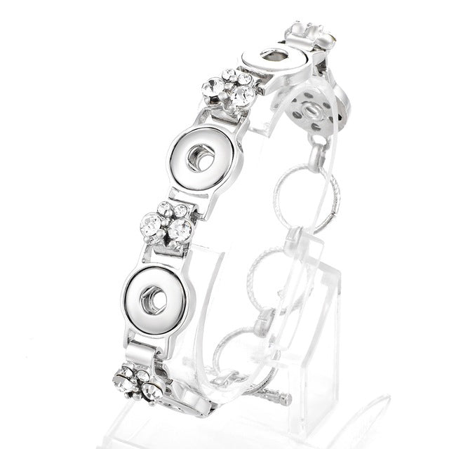 Mini Crystal Bracelet 5 Snaps - Gracie Roze