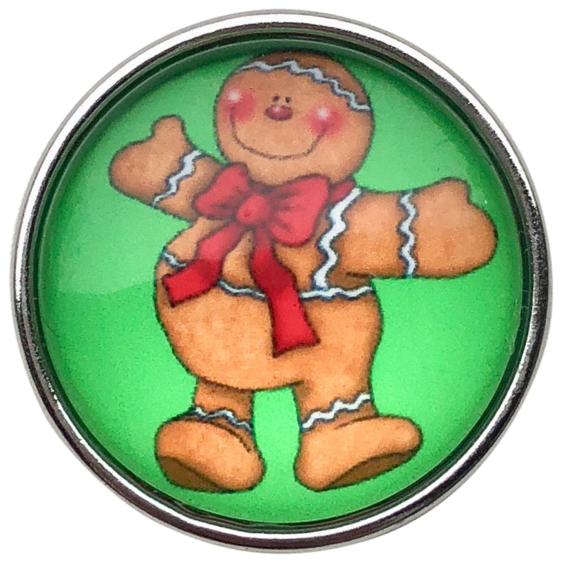 Gingerbread Jolly Man Snap - Gracie Roze