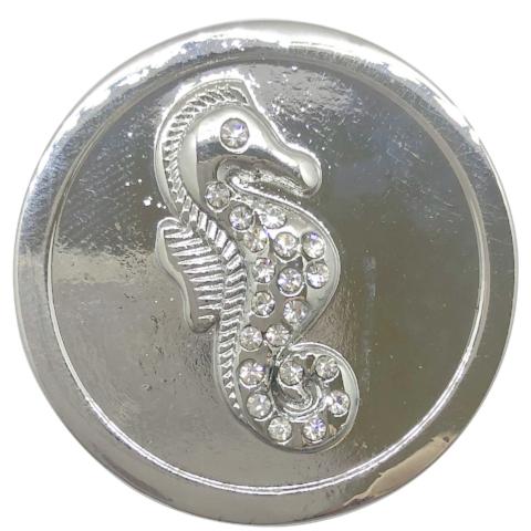 Silver Sea Horse Coin - Gracie Roze