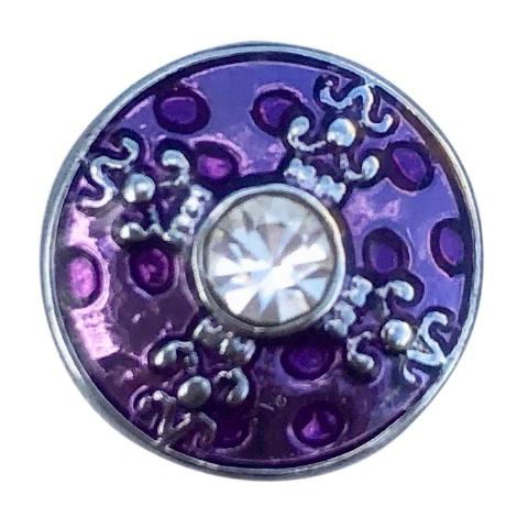 Shield Purple Mini Snap - Gracie Roze
