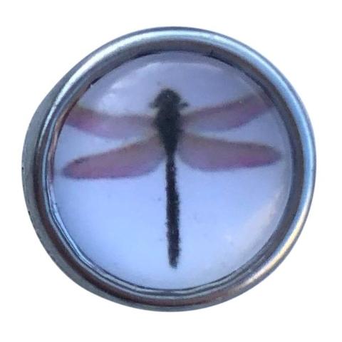 Dragonfly Pink Mini Snap - Gracie Roze
