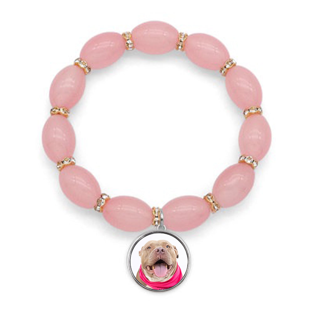 Nala Pink Beaded Bracelet - Gracie Roze