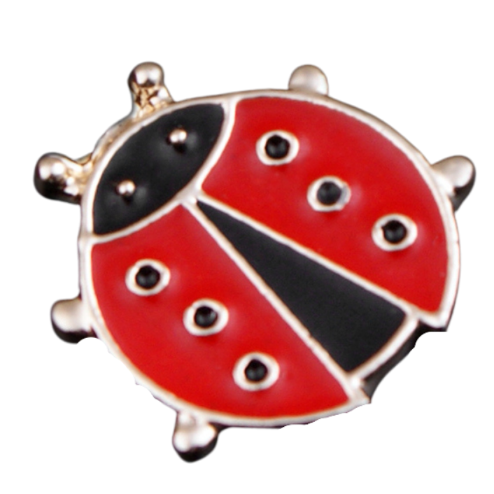 Metal Ladybug Mini Snap - Gracie Roze