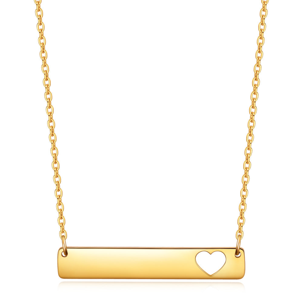 Heart Necklace Gold - Gracie Roze
