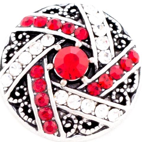 Red Crystal Crossover Snap - Gracie Roze