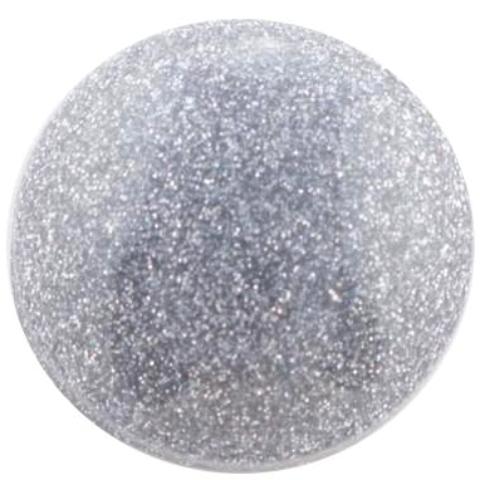 Silver Glittering Globe Snap - Gracie Roze