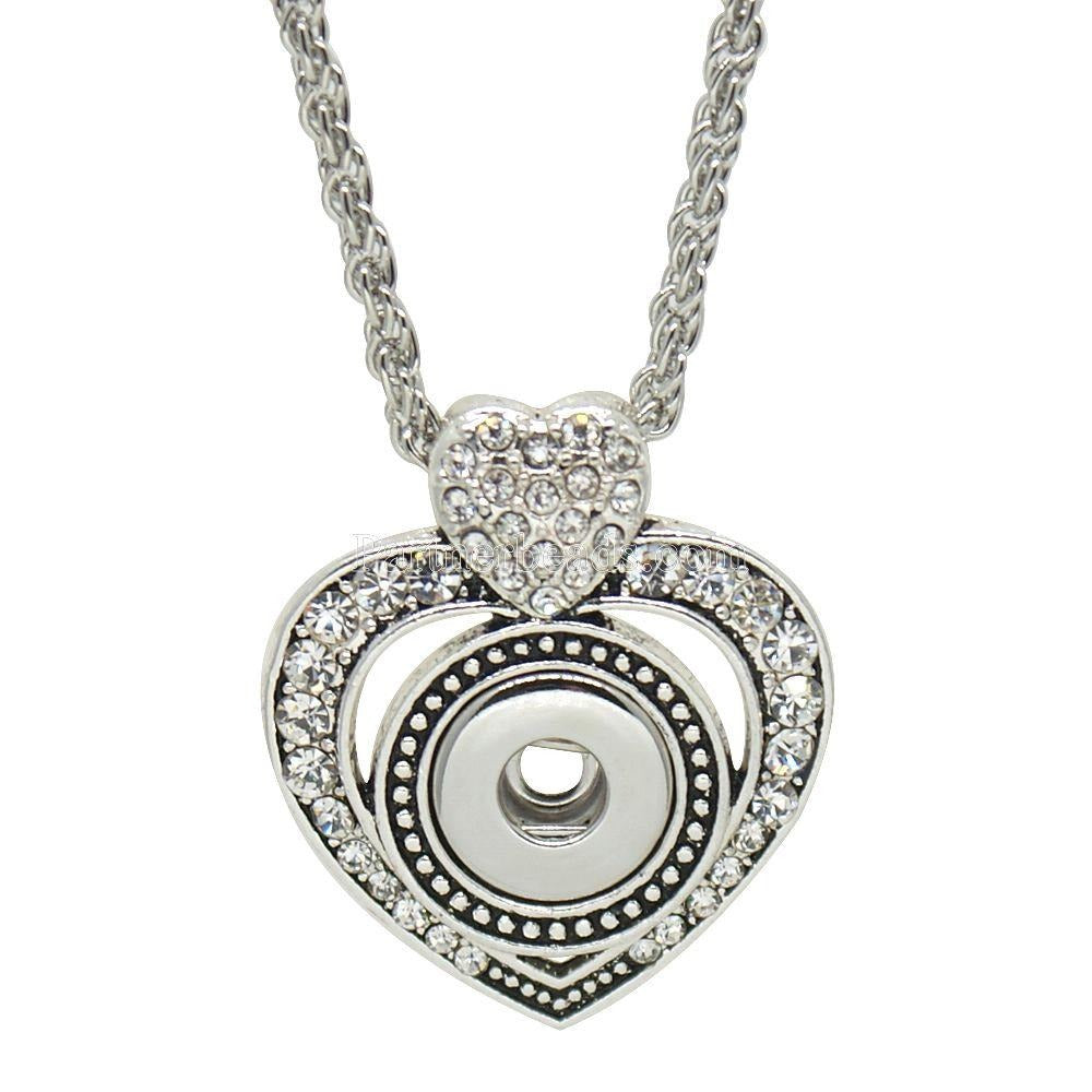 Crystal Heart Mini Necklace - Gracie Roze