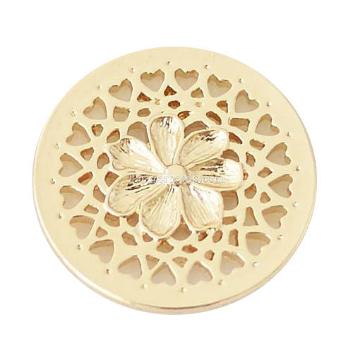 Gold Flower Coin - Gracie Roze