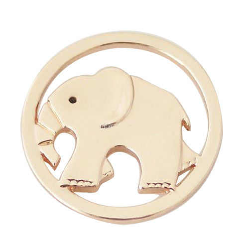 Rose Gold Elephant Coin - Gracie Roze