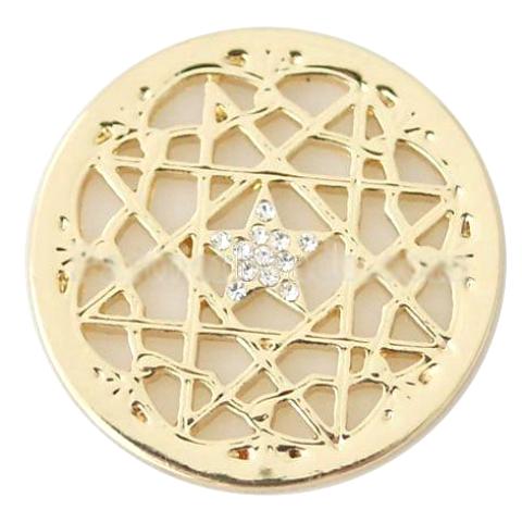 Gold and Crystal Star Coin - Gracie Roze