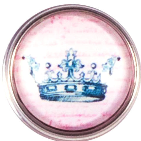 Princess Crown Pink Snap - Gracie Roze