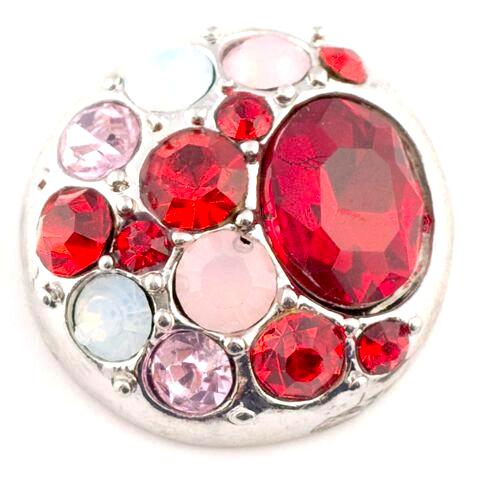 Red, Pink and Opal Crystal Snap - Gracie Roze