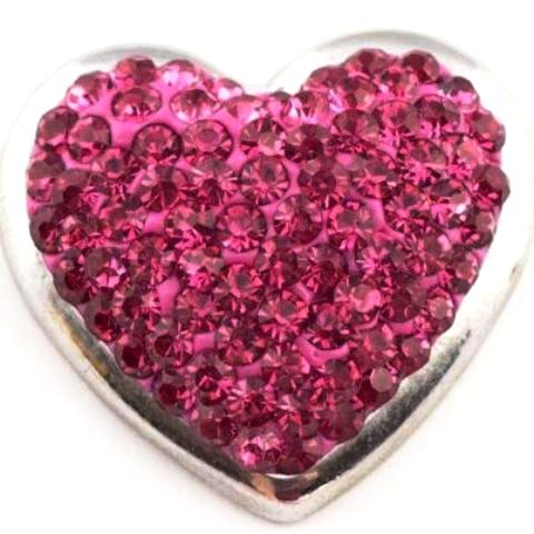 Pink Full Heart Snap - Gracie Roze
