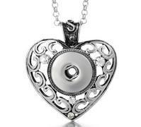 Heart Cruise Snap Necklace - Gracie Roze