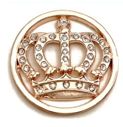 Rose Gold Crown Coin - Gracie Roze