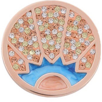 Rose Gold - Blues Sunset Coin - Gracie Roze