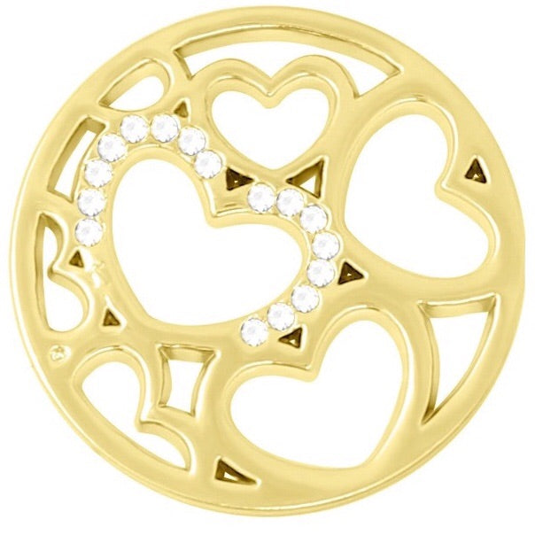 Gold - Hearts to Hold Coin - Gracie Roze