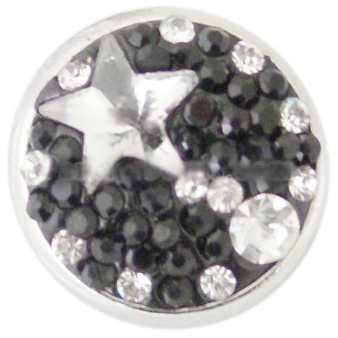 Black and White Star Crystal Snap - Gracie Roze