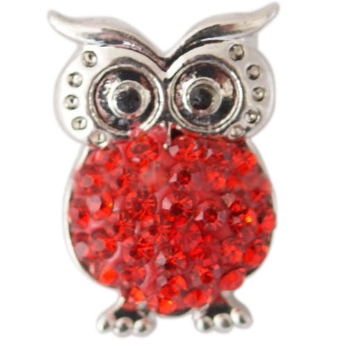 Red Cotton Candy Owl Snap - Gracie Roze
