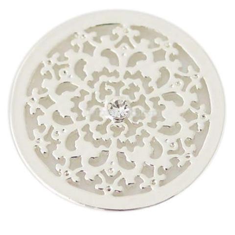 Silver Lace Snowflake Coin - Gracie Roze