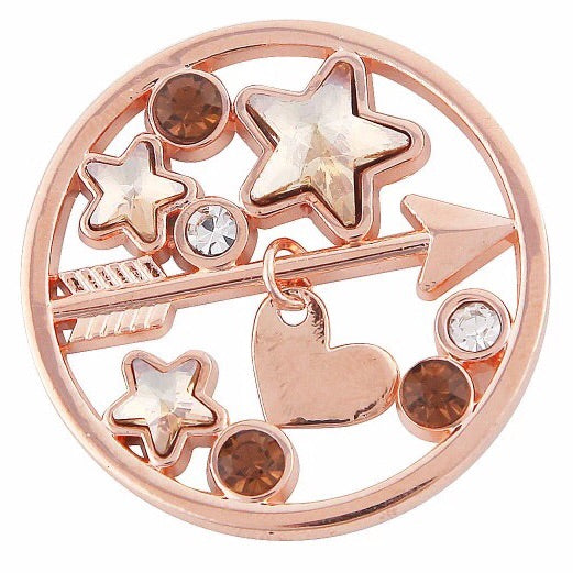 Rose Gold - Shoot For The Stars Coin - Gracie Roze