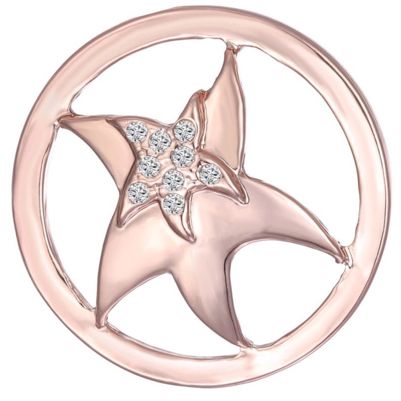 Rose Gold - Starfish Coin - Gracie Roze