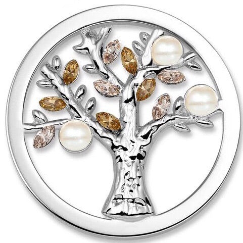 Silver - Fall Pearls Family Tree Coin - Gracie Roze