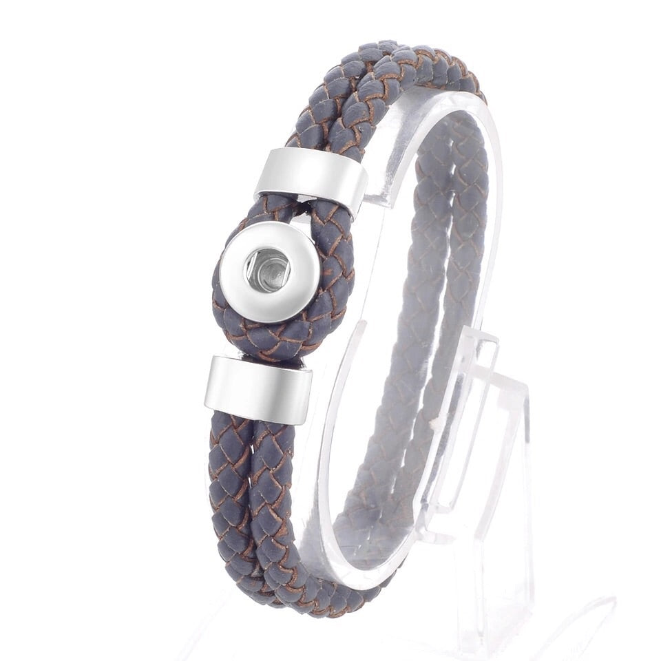 Brown Leather Mini Bracelet - Gracie Roze