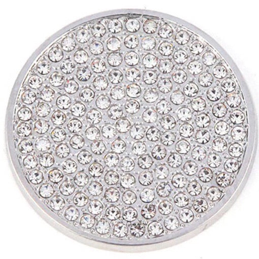 Silver Tiny Crystals Coin - Gracie Roze