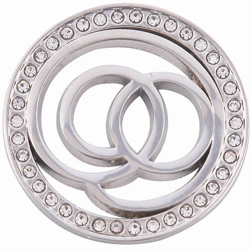 Silver Knot of Circles Coin - Gracie Roze