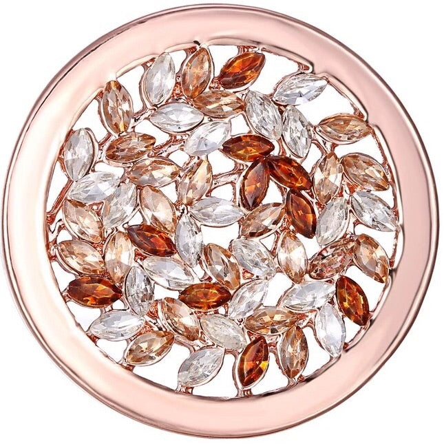Crystal Leaves Coin - Gracie Roze