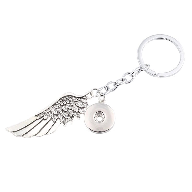 Angel Wing Snap Key Chain - Gracie Roze