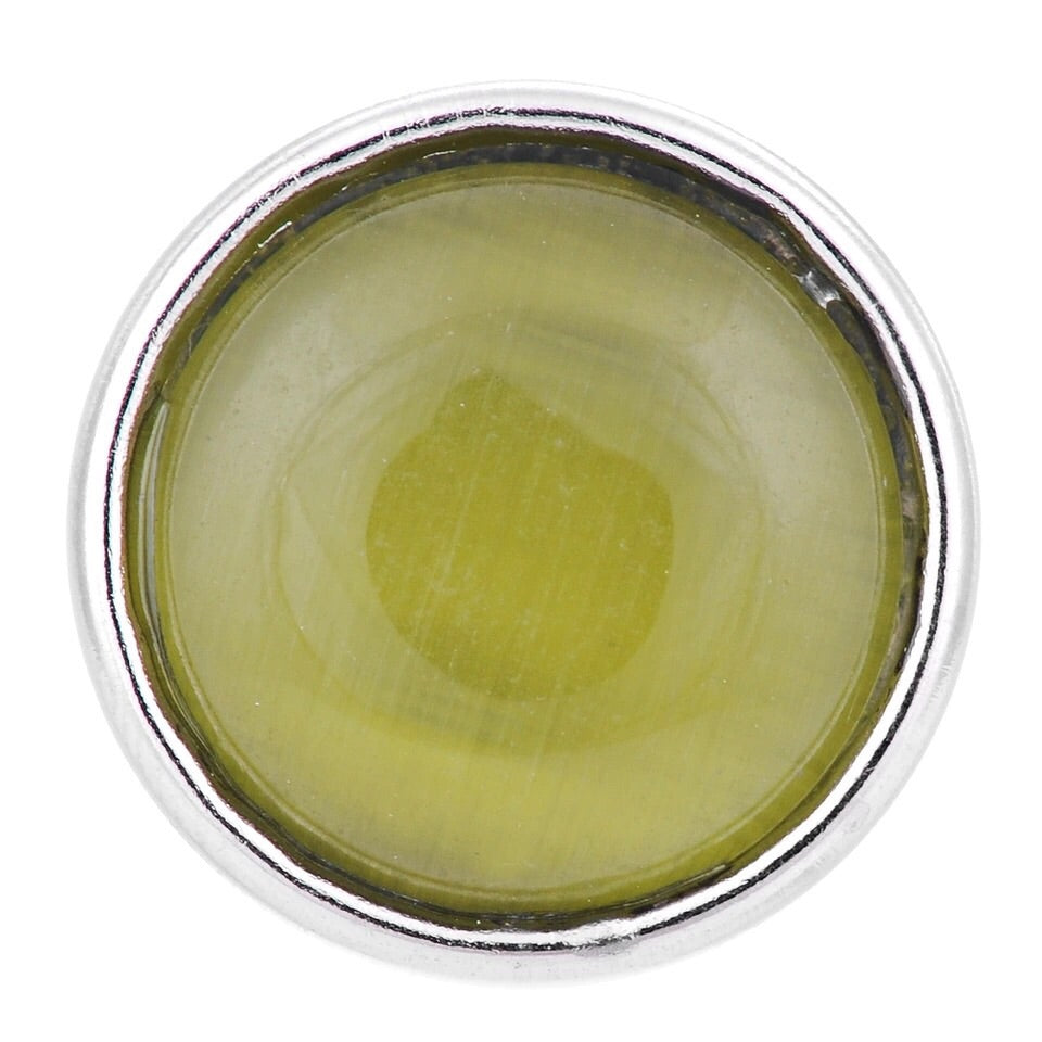 Olive Gloss Stone Mini Snap - Gracie Roze