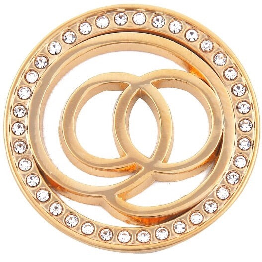 Gold Knotted Circle Coin - Gracie Roze