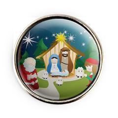 Merryam and Santa with the Nativity Snap - Gracie Roze