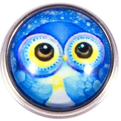 Big Eye Blue Owl Snap - Gracie Roze