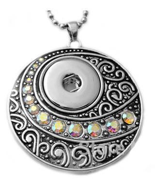 Full Moon Snap Necklace - Gracie Roze