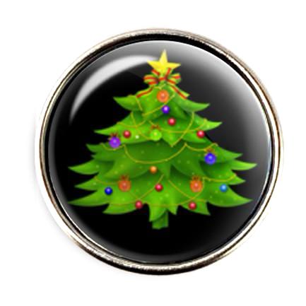 Christmas Tree Black Background Snap - Gracie Roze