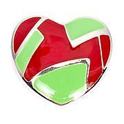 Red and Green Heart Snap - Gracie Roze
