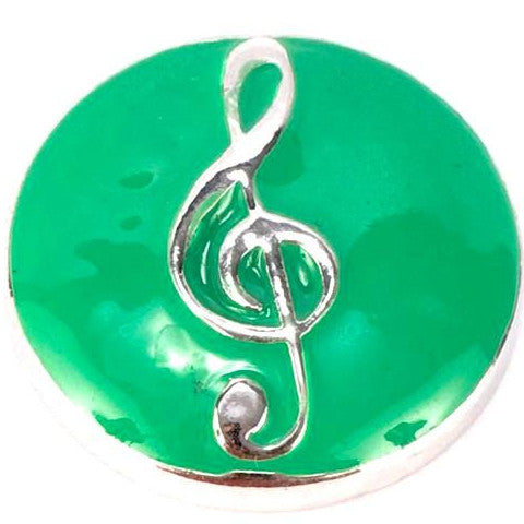 Music Note Green Snap - Gracie Roze
