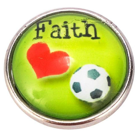 Faith Love Soccer Snap - Gracie Roze
